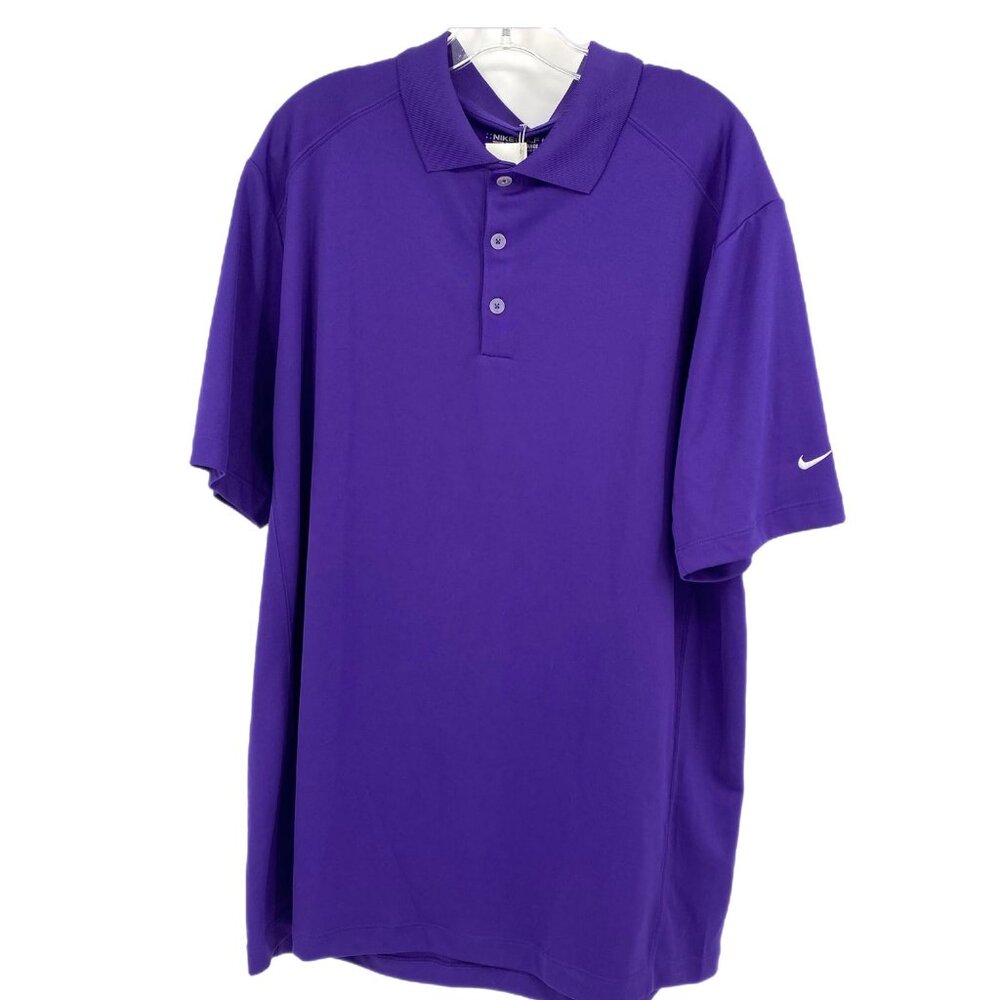 Nike Purple Basic Solid Short Sleeve T-Shirt | Si… - image 1